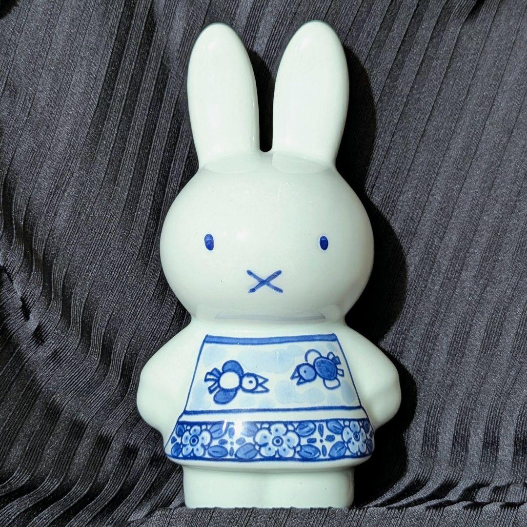 万博 オランダ館 ミッフィー デルフト 陶器 置物