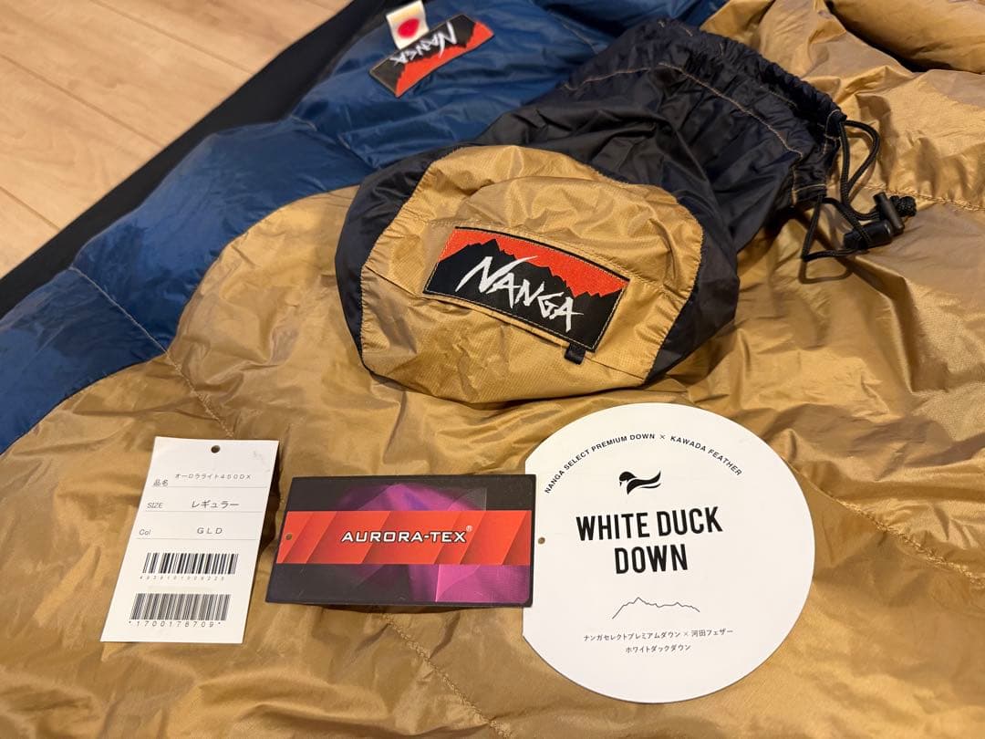 まんまる ナンガ オーロラライト 450DX レギュラー ネイビ