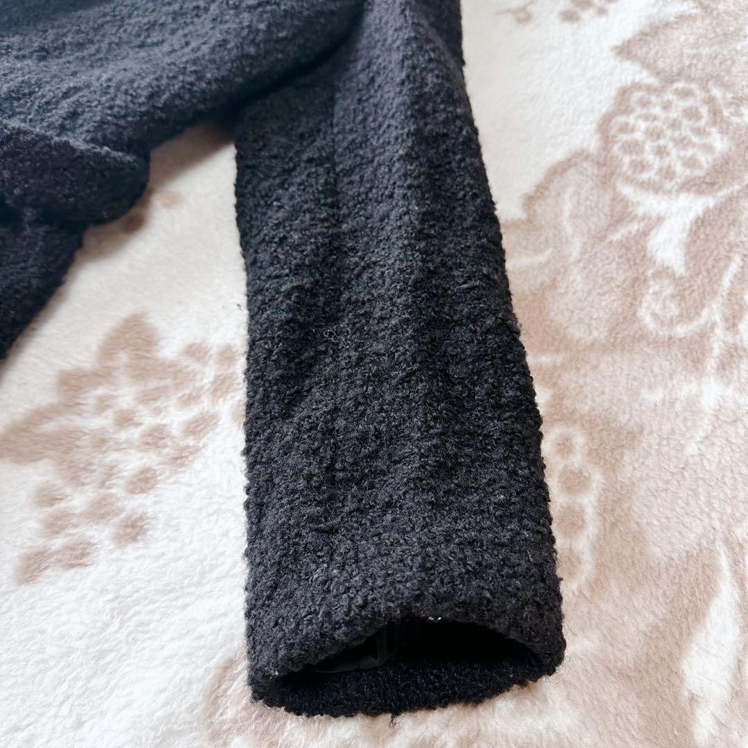 エンポリオアルマーニ ロング ボアコート ベルト テディベア ガウン 羽織り