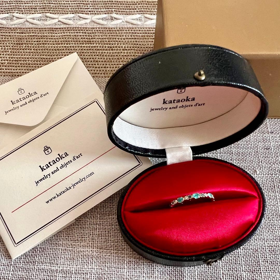 【即購入OK】kataoka パライバトルマリンリング 11号 Abheri