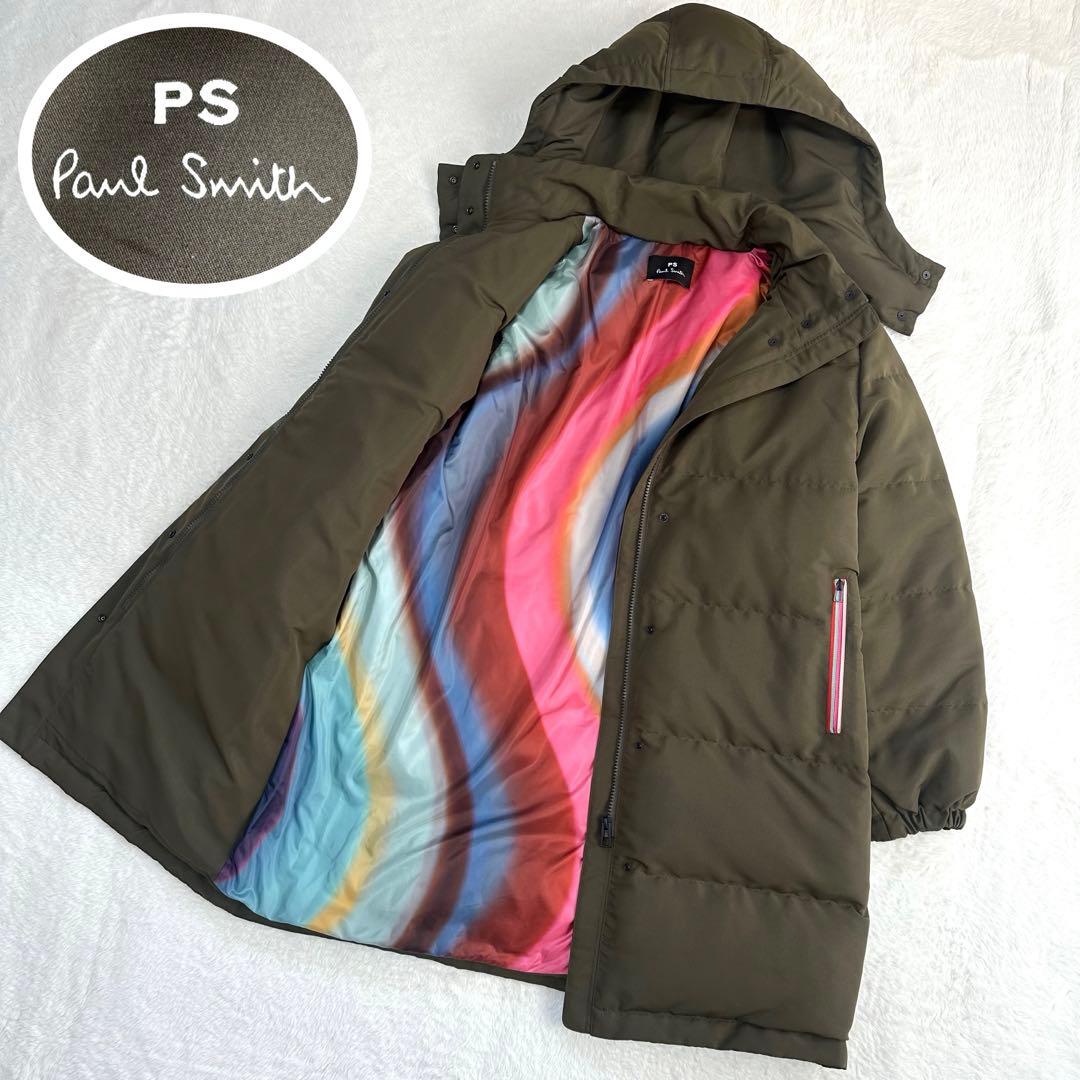 【極美品 Lサイズ】撥水 ポールスミス プルーフリサイクルドタフタ ダウンコート