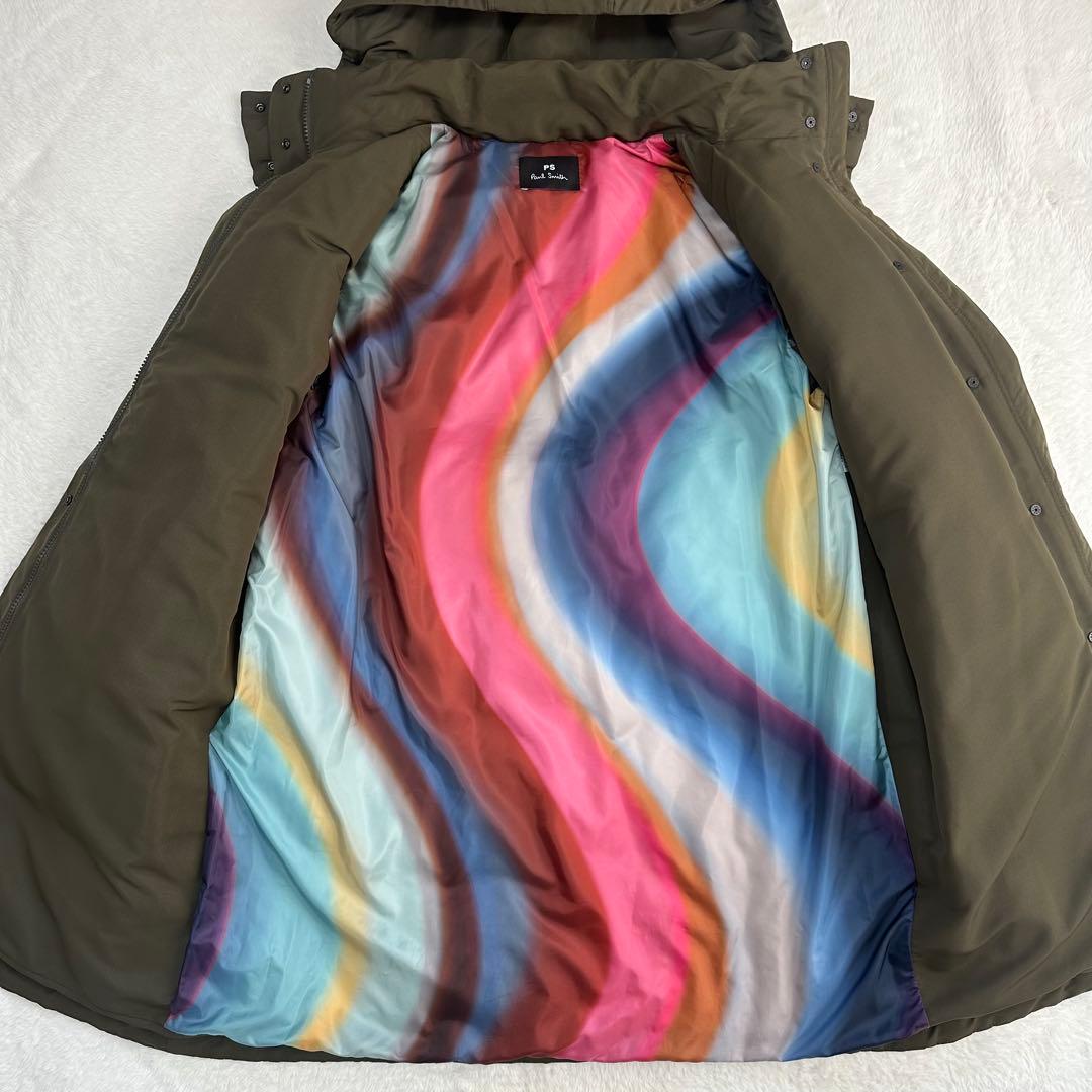 【極美品 Lサイズ】撥水 ポールスミス プルーフリサイクルドタフタ ダウンコート