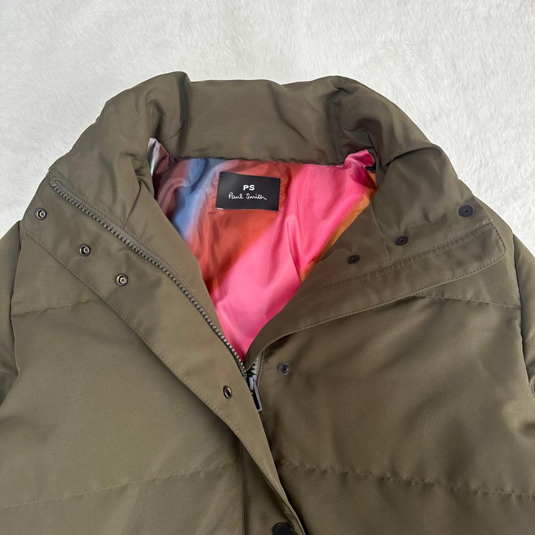 【極美品 Lサイズ】撥水 ポールスミス プルーフリサイクルドタフタ ダウンコート