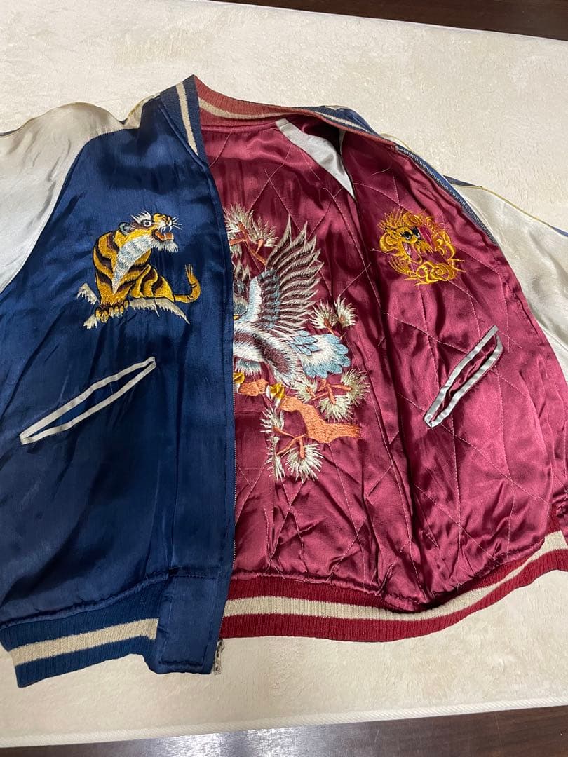 ヴィンテージスカジャン　古着　50s TRIPLE