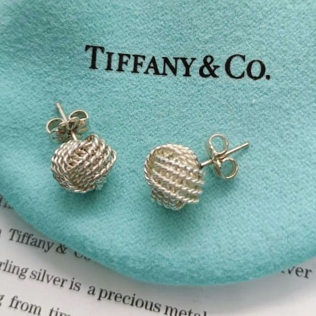 極美品✨️保存箱袋付　ピアス　サマセット　シルバー　ティファニー