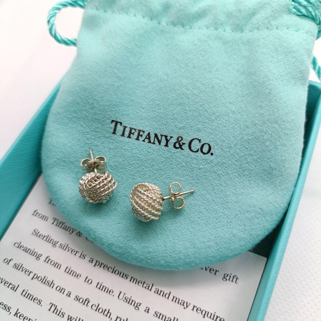 極美品✨️保存箱袋付　ピアス　サマセット　シルバー　ティファニー