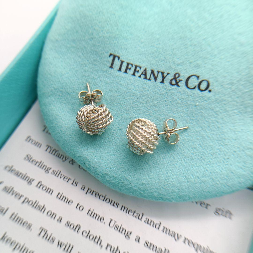 極美品✨️保存箱袋付　ピアス　サマセット　シルバー　ティファニー