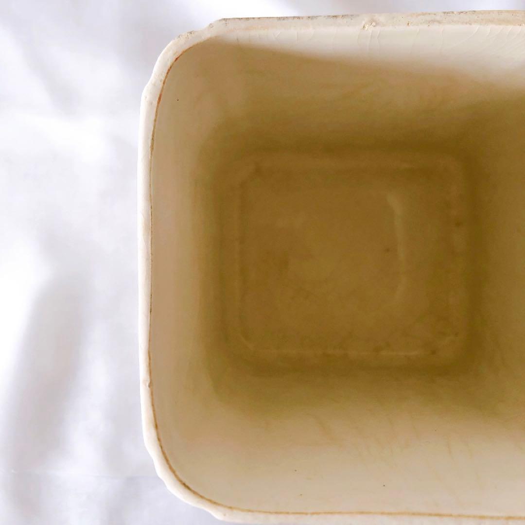 HBCM ベアン クレイユエモントロー バスク柄陶器キャニスタ アンティーク