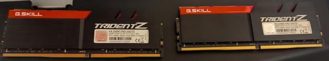 メモリー 32GB CL15 Sam B-die G.Skill DDR4-3200