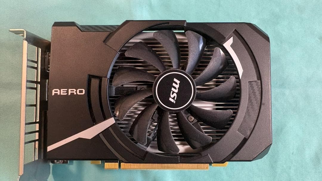【補助電源不要】MSI GTX1650 4GB