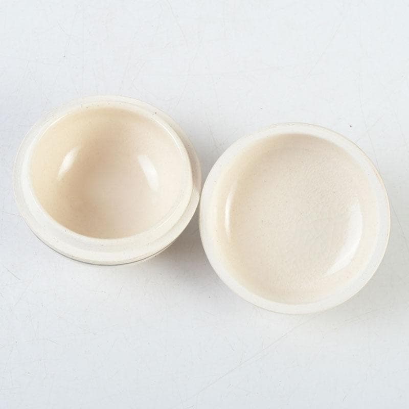 茶道具　萬古焼　加賀瑞山造　独楽　干支寅香合　共箱　V　9765