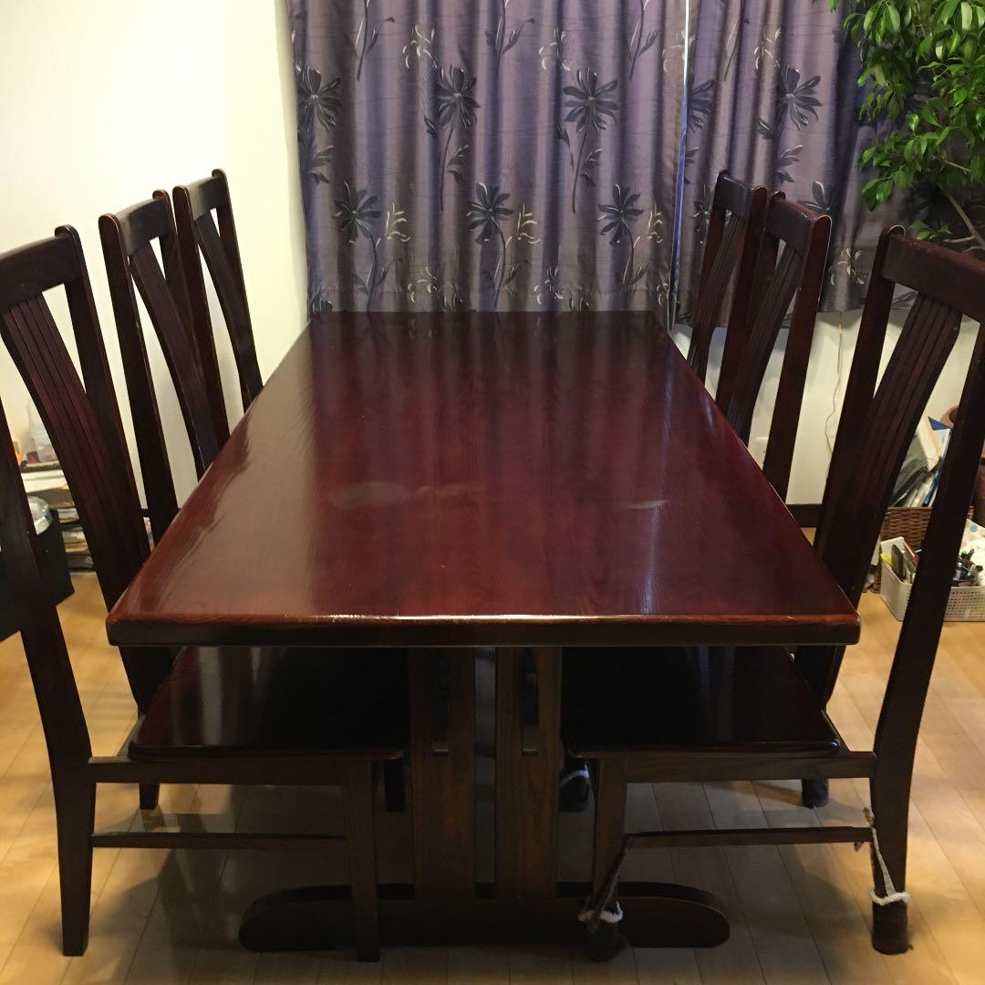 オシャレなアジアンテーストダイニングチェア6脚！