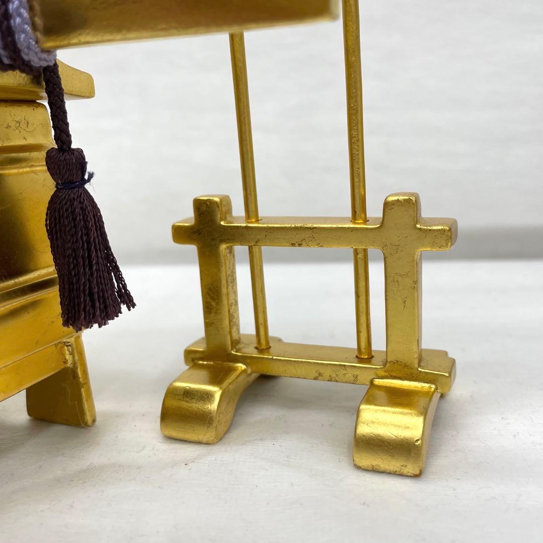 雛人形　桃の節句　本金箔押　ひな祭り飾り 道具セット　金色