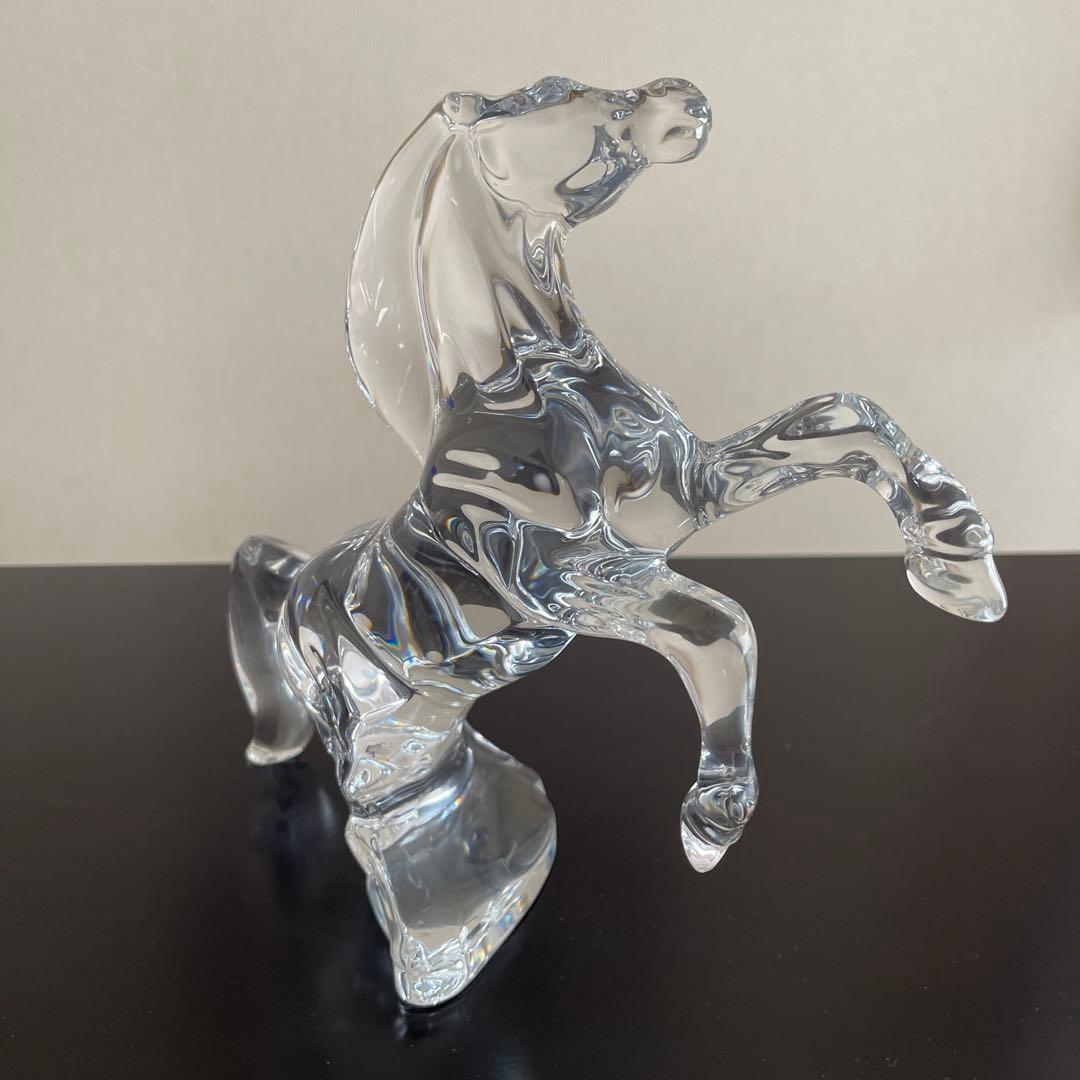 【本日終了SALE！大人気】Baccarat いななく馬　縁起物　躍動感 高級感