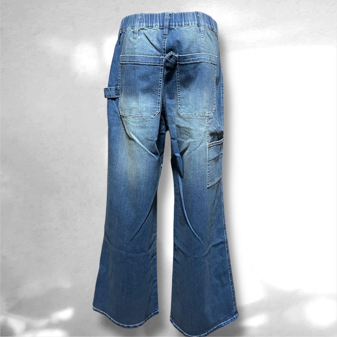 ♥️新品未使用♥️ MICALLEMICALLE ワイドベイカーデニムパンツ L