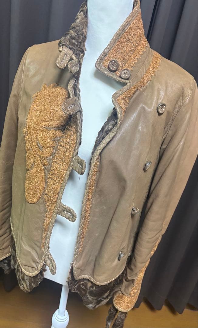 ★ エルマンノ・シェルヴィーノ★レザーショートジャケット