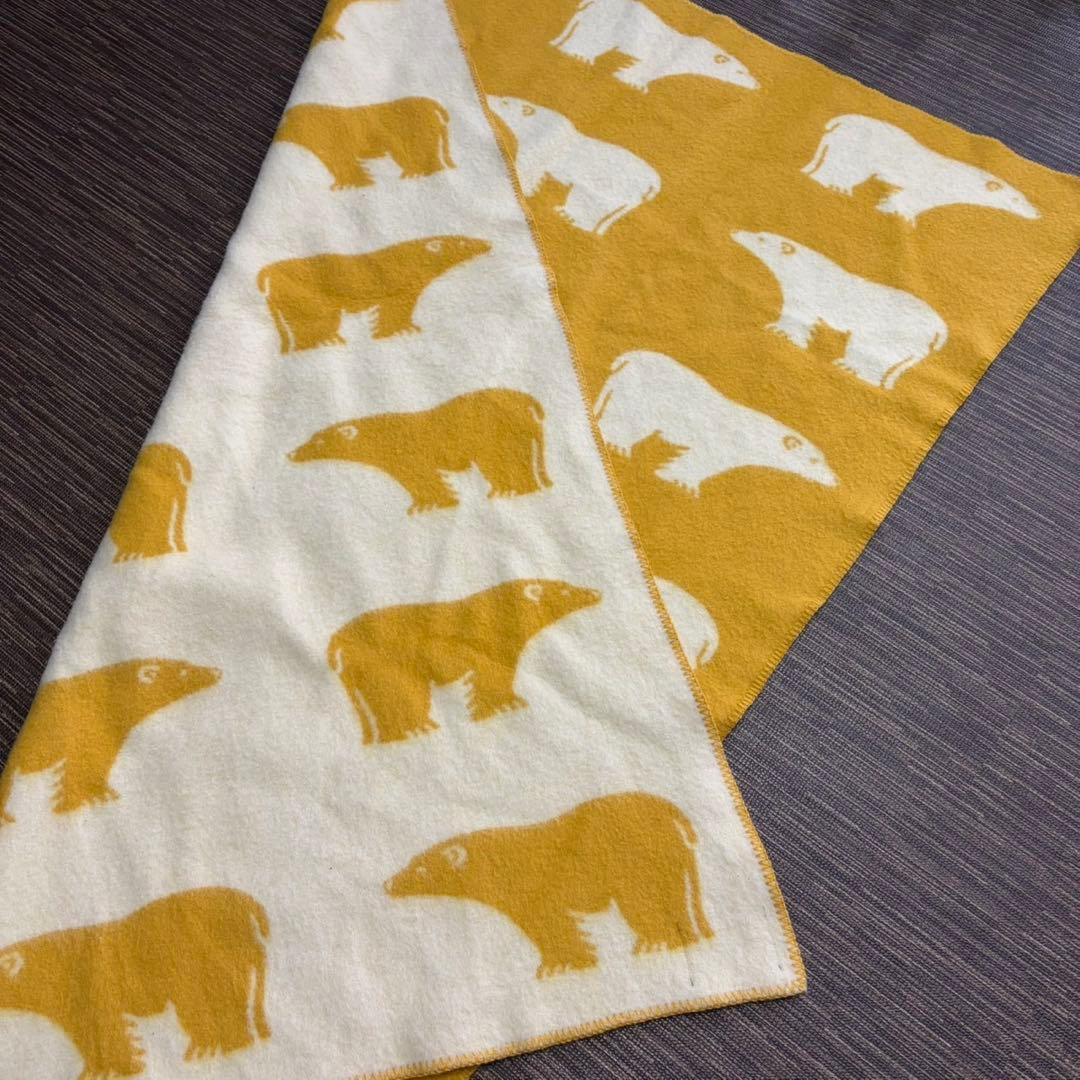 ROROS tweed ロロスツイード　ブランケット イエロー