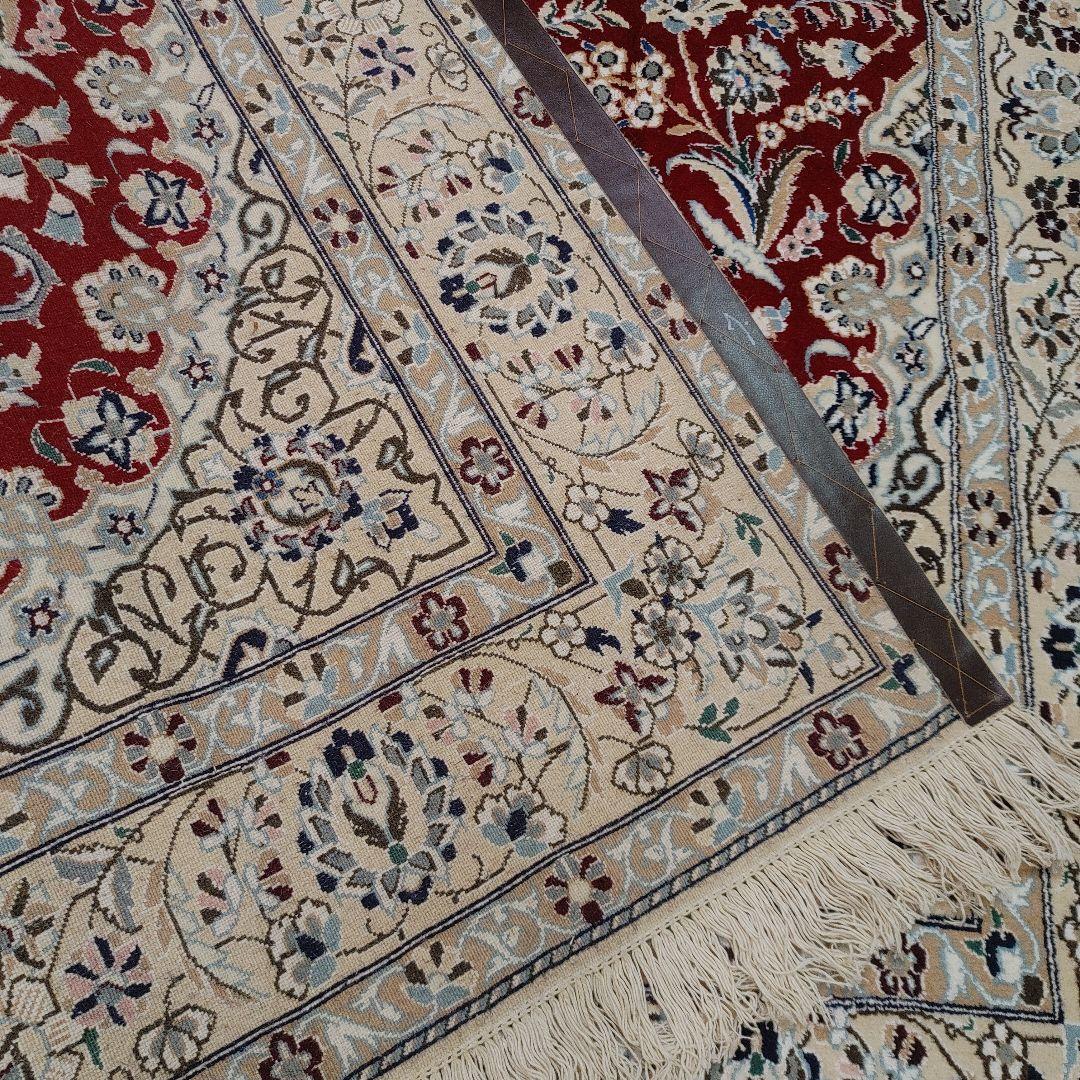 ペルシャ絨毯 ナイン 新品 250x151 ウール Persia Naein