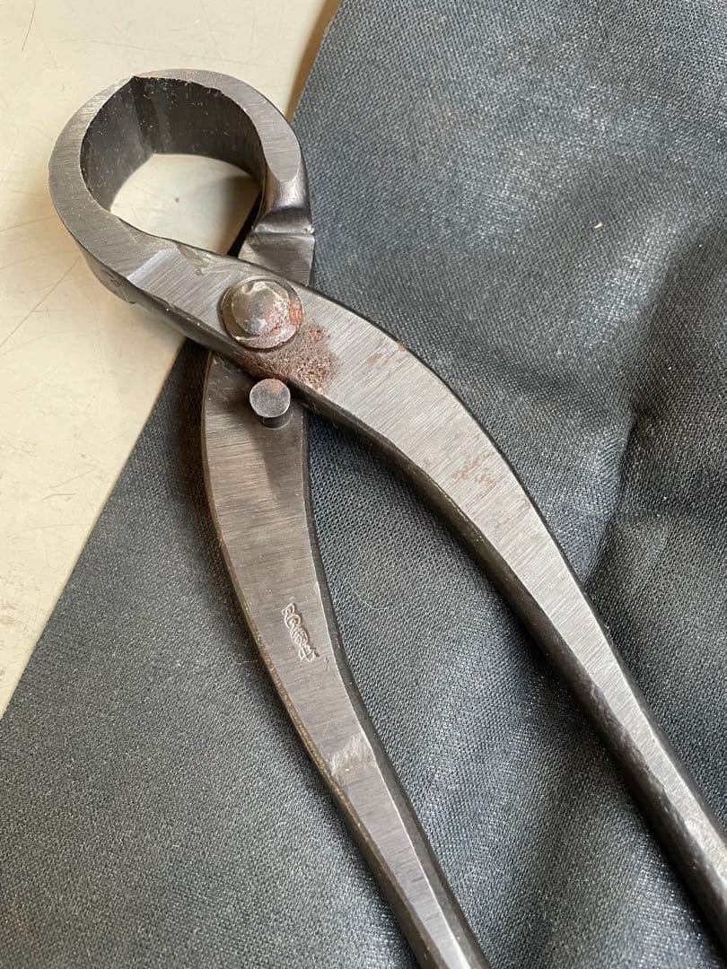 最高級 昌国 盆栽道具7点セット 未使用品 専用ケース、箱付き No. 331