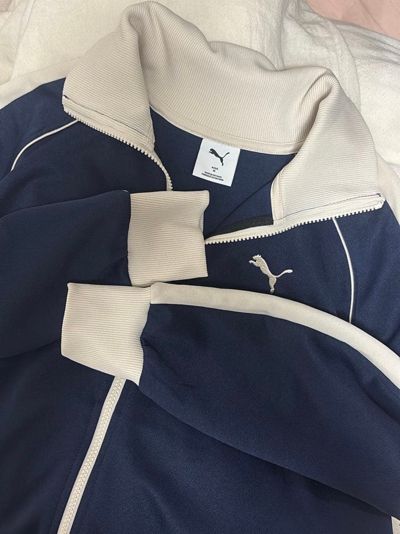 やぎ⭐︎PUMA T7 TRACK JACKET JP M ネイビー