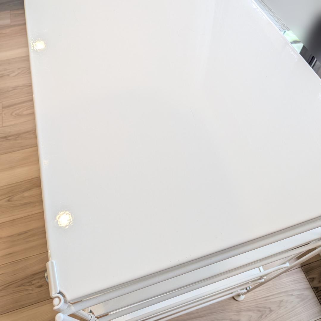 無印良品　スチールユニットシェルフ　スチール棚セット　ワイド　小　ライトグレー