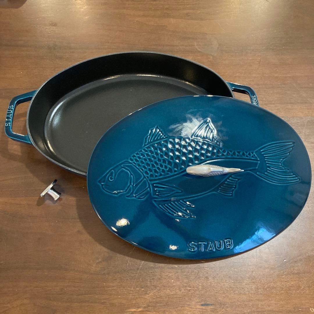 STAUB フィッシュシグネチャー　オーバルホットプレート