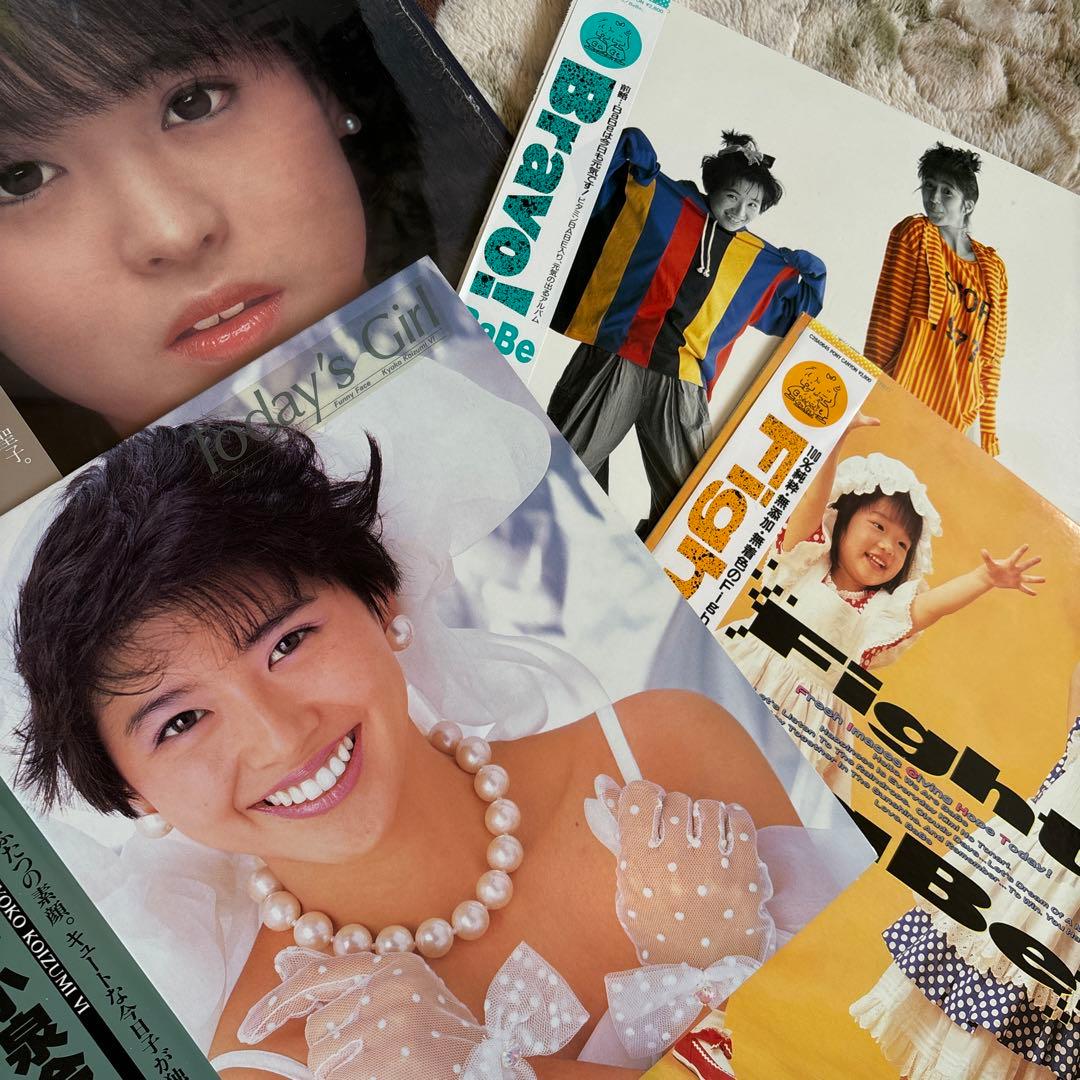 80年代アイドル／松田聖子／河合奈保子／中森明菜／小泉今日子／レコード／美盤