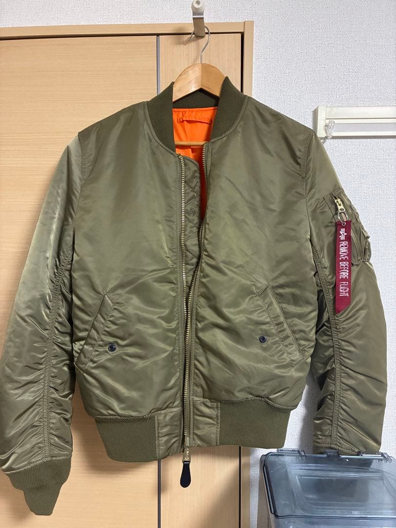 ALPHA MA-1 フライトジャケット ブラック　S