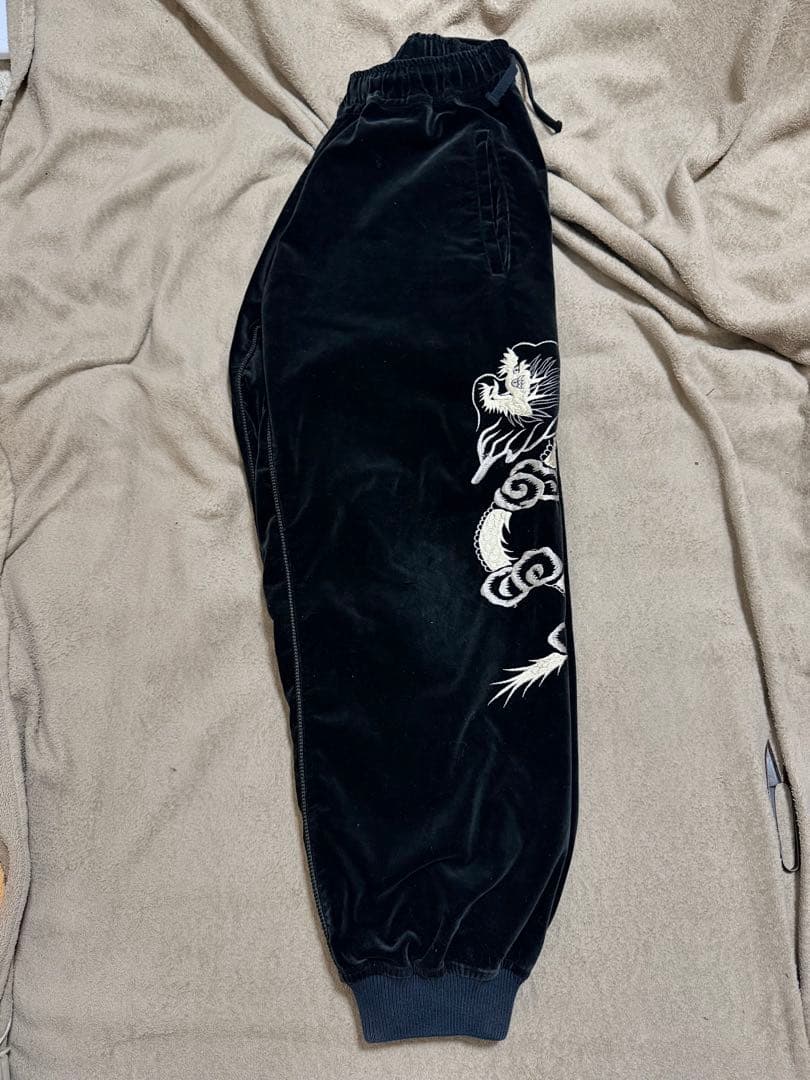 日本製 Gold 東洋 別珍 龍 スウェットパンツ unisex vintage