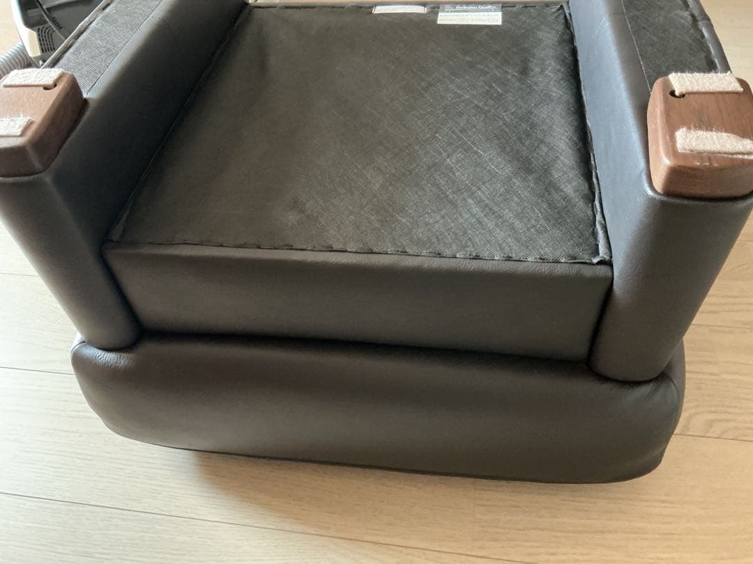 カリモク　レザー　オットマン　本革