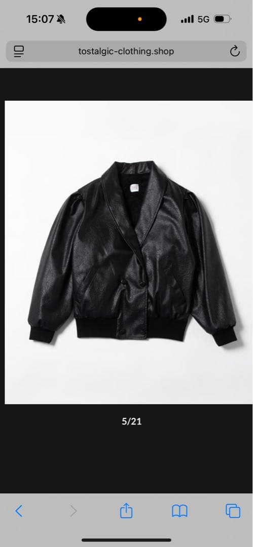 ジャケット・アウター 2way leather jacket / black