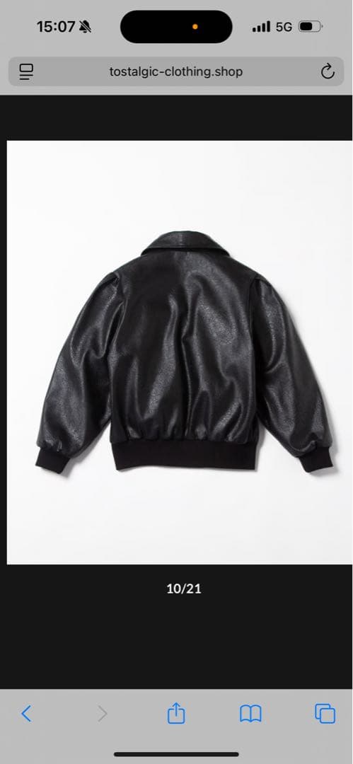 ジャケット・アウター 2way leather jacket / black