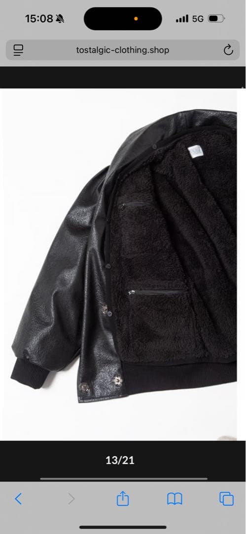 ジャケット・アウター 2way leather jacket / black