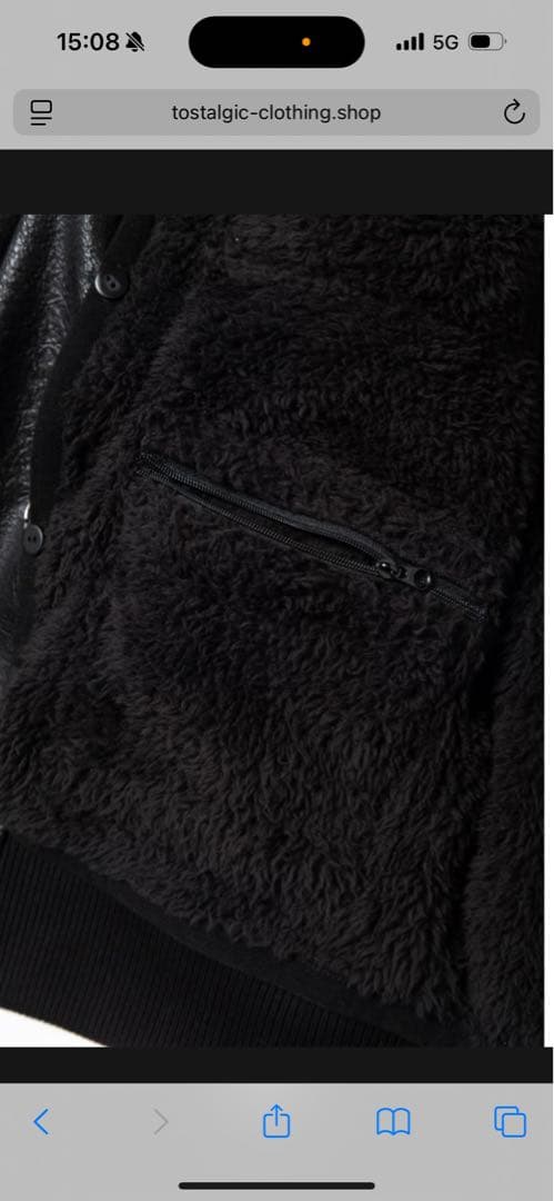 ジャケット・アウター 2way leather jacket / black