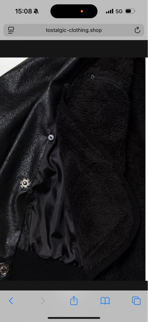 ジャケット・アウター 2way leather jacket / black