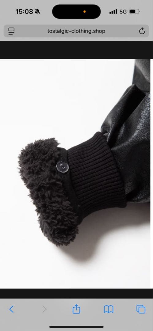 ジャケット・アウター 2way leather jacket / black