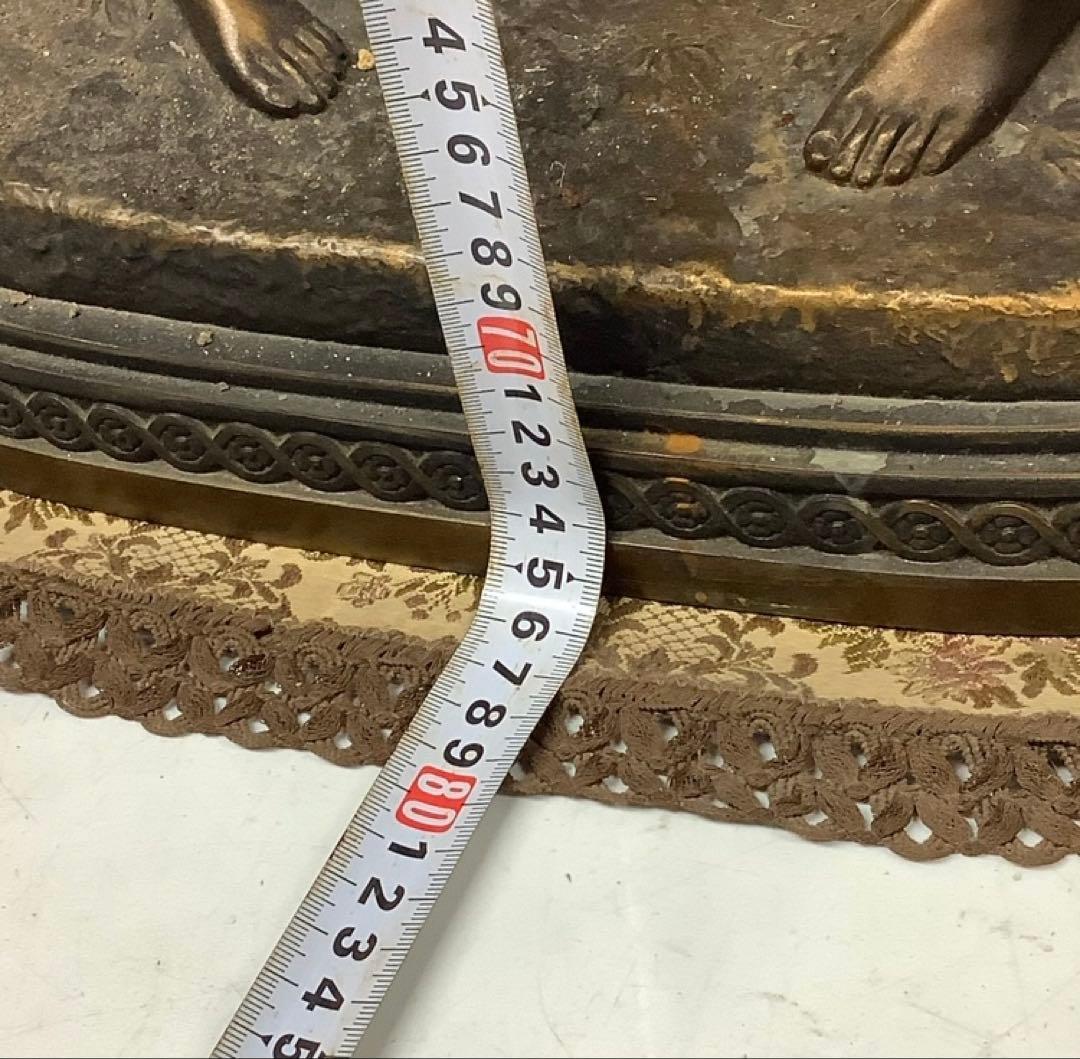 ブロンズ調置き時計4RP614Aアンティーク（Q-38)