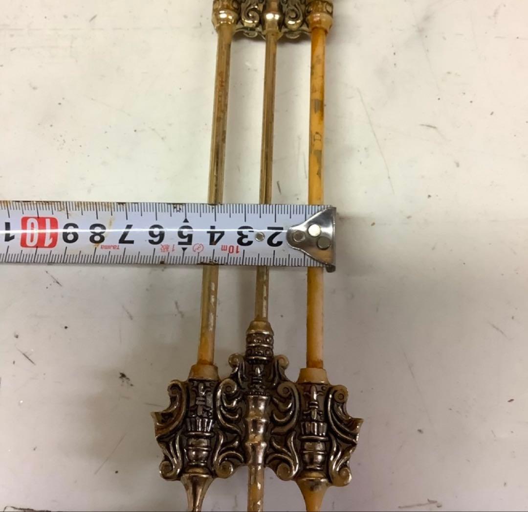 ブロンズ調置き時計4RP614Aアンティーク（Q-38)