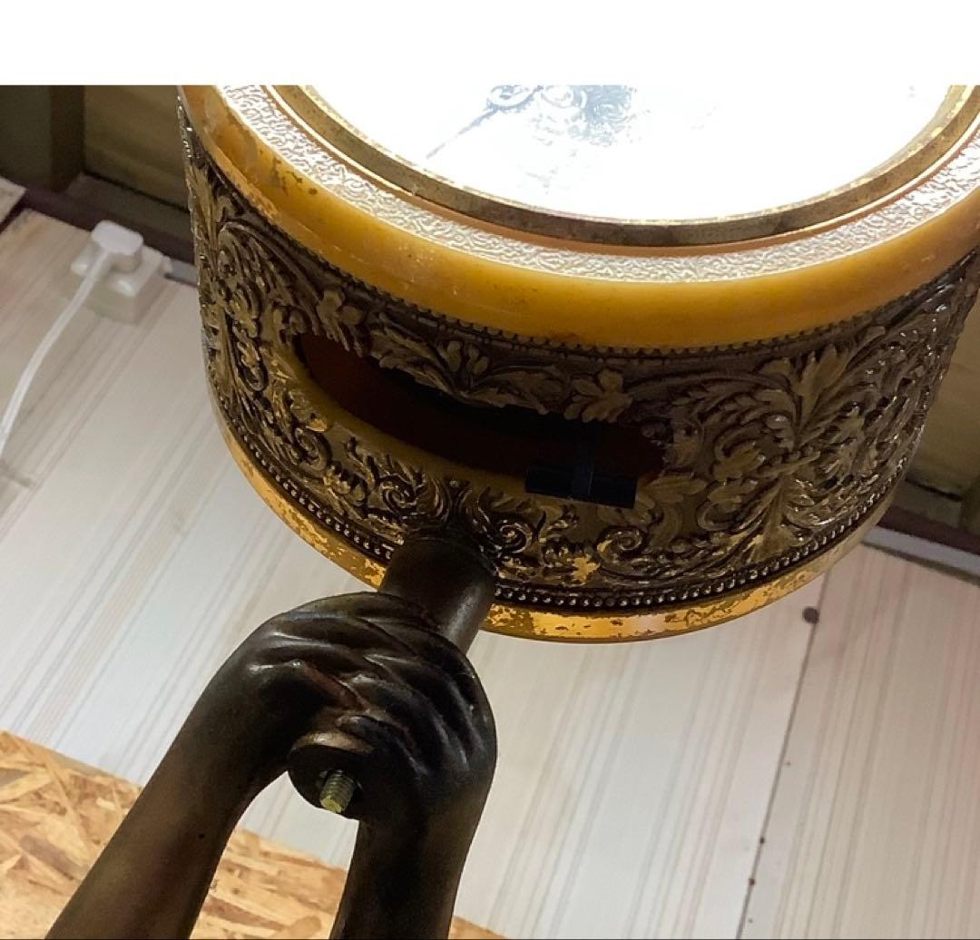 ブロンズ調置き時計4RP614Aアンティーク（Q-38)