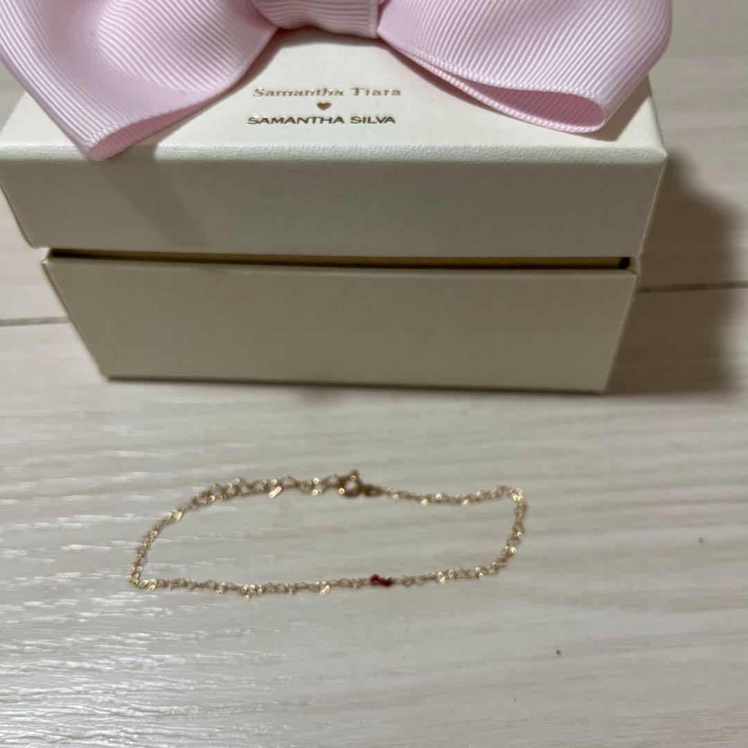 専用です！ 新品　K10サマンサシルヴァ　ハートのチェーン　ブレスレット