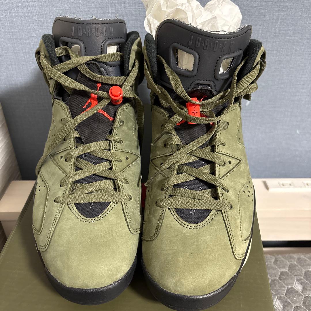Travis Scott × Jordan 6 \"Medium Olive\"