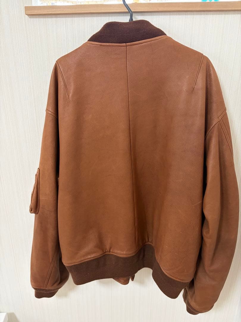 【90s希少】Polo Ralph Lauren オールレザー MA-1