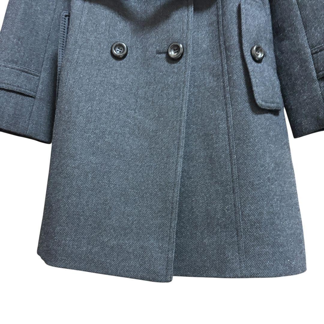 極美品！ BURBERRY LONDON スタンドカラー 2way ウールコート