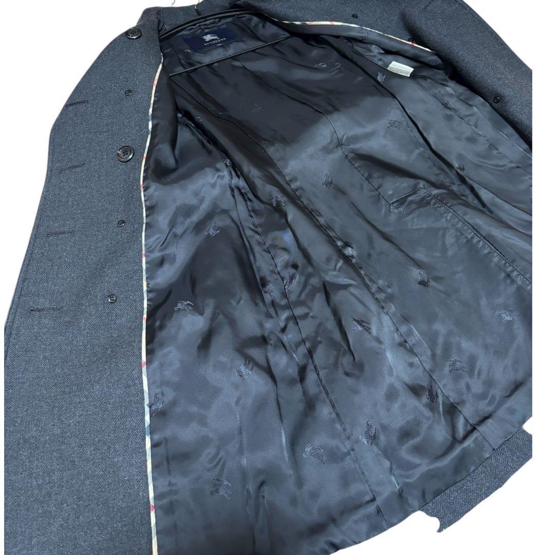 極美品！ BURBERRY LONDON スタンドカラー 2way ウールコート