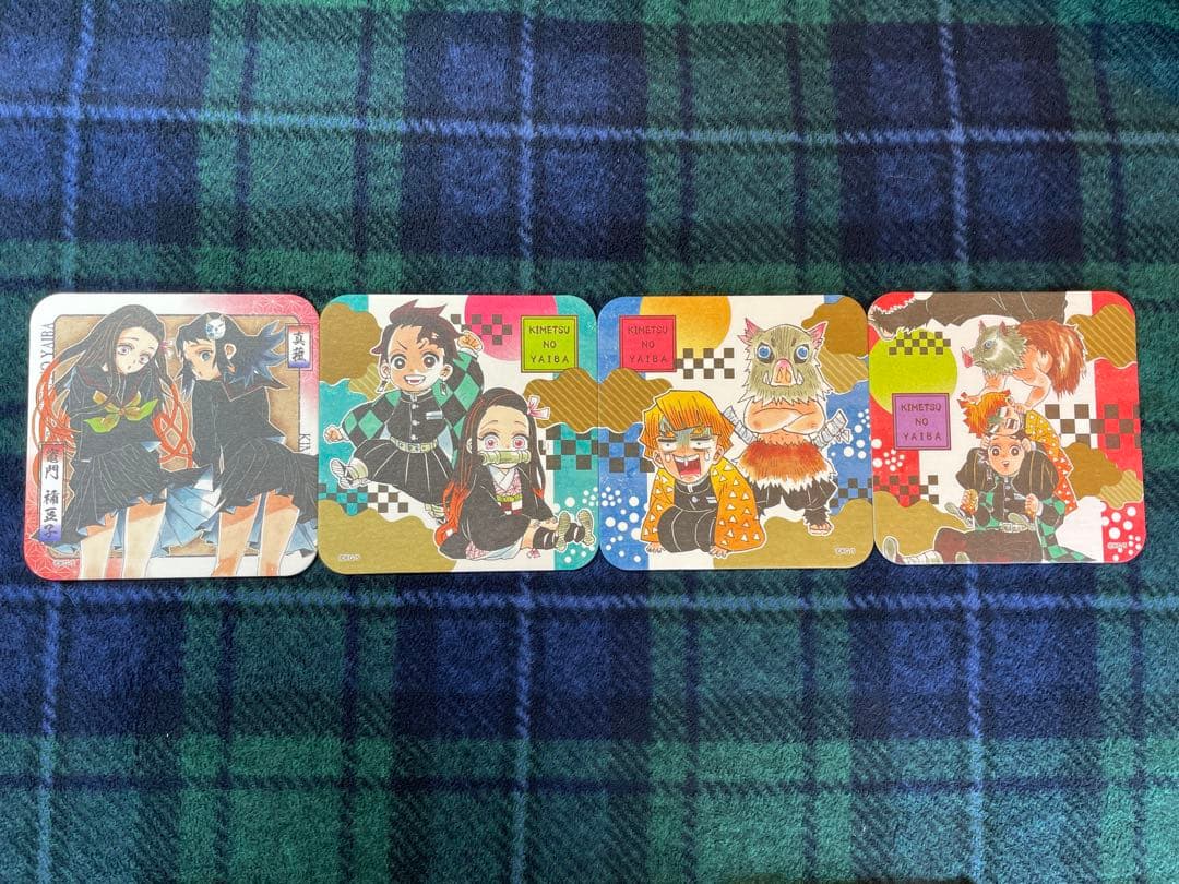 未使用‼️鬼滅の刃 アートコースター全45種＋BOX購入特典3枚