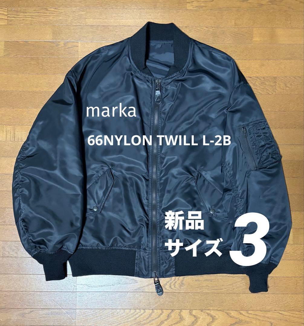 べ*む様 【新品】marka 66NYLON TWILL L-2B サイズ3 黒