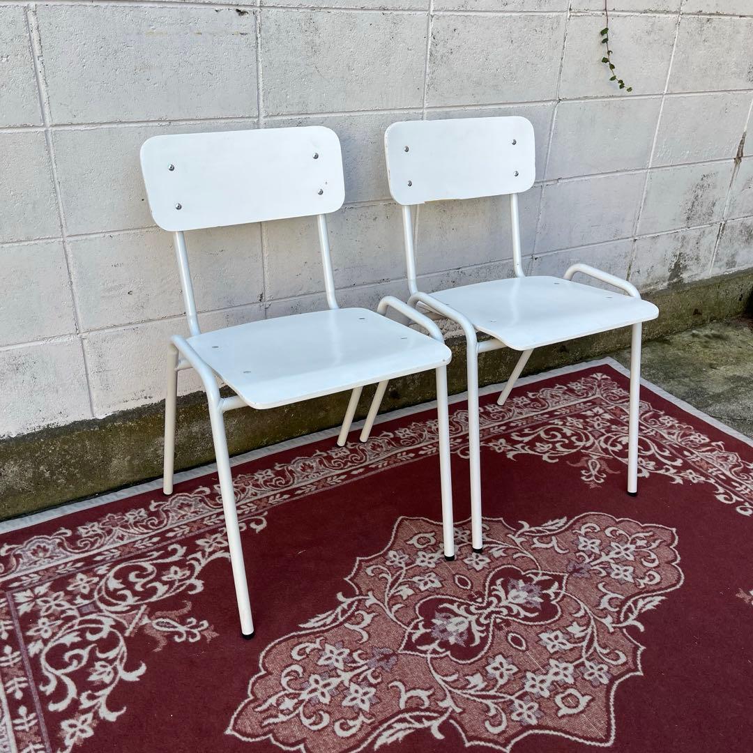 2点セット◾️ Francfranc フランフラン スタッキングチェア 椅子 A