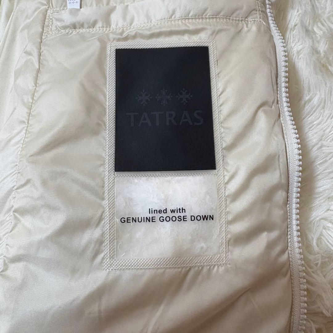 未使用級！TATRAS サルマ 2024年製 ダウンジャケット ファー Mサイズ
