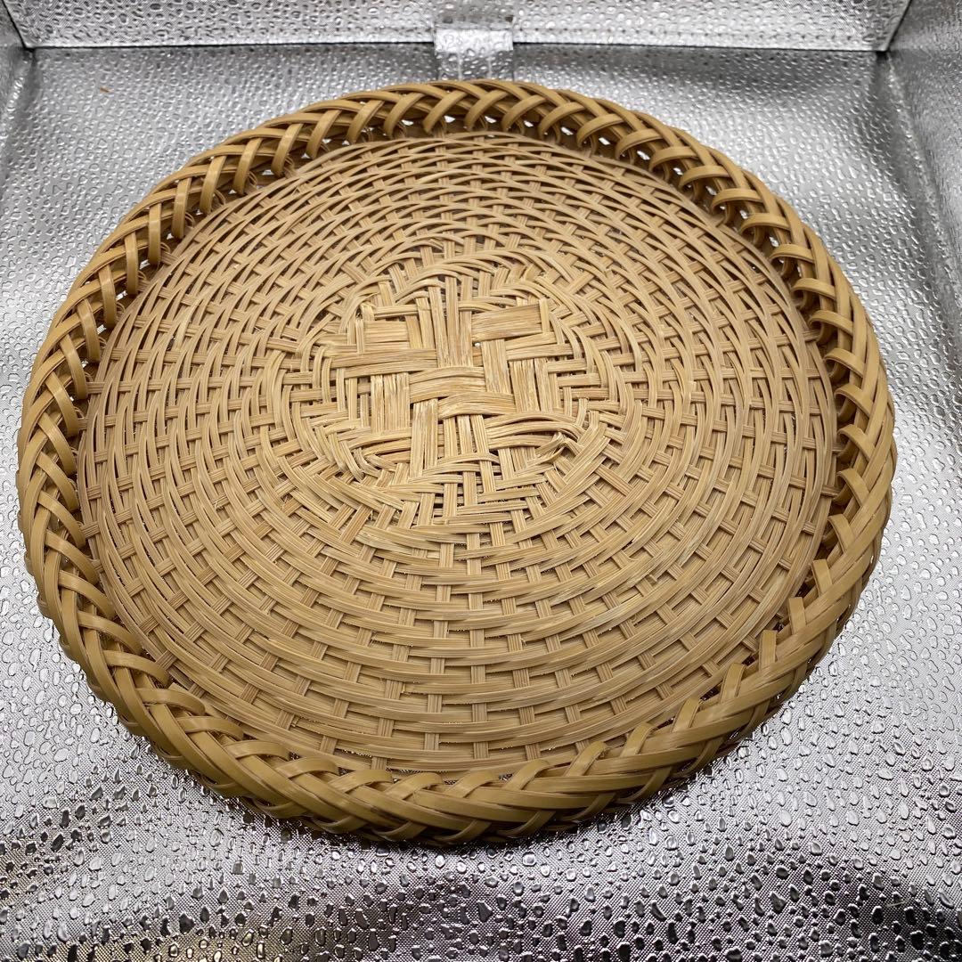 【ハンドメイド】40枚組　国産竹使用・職人手作り 竹ざる（油抜き竹使用)