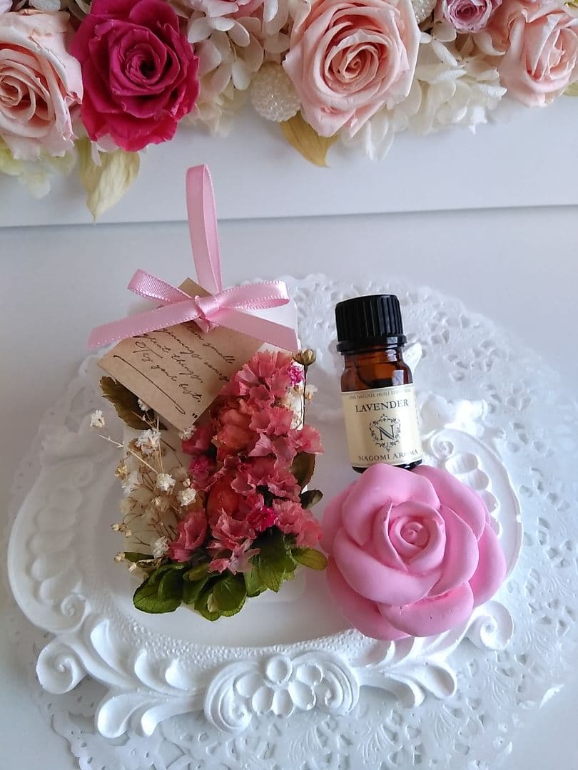 アロマストーンワックス母の日花束&アロマオイルセット